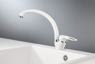 Смеситель Granula для кухни ST-03 белый